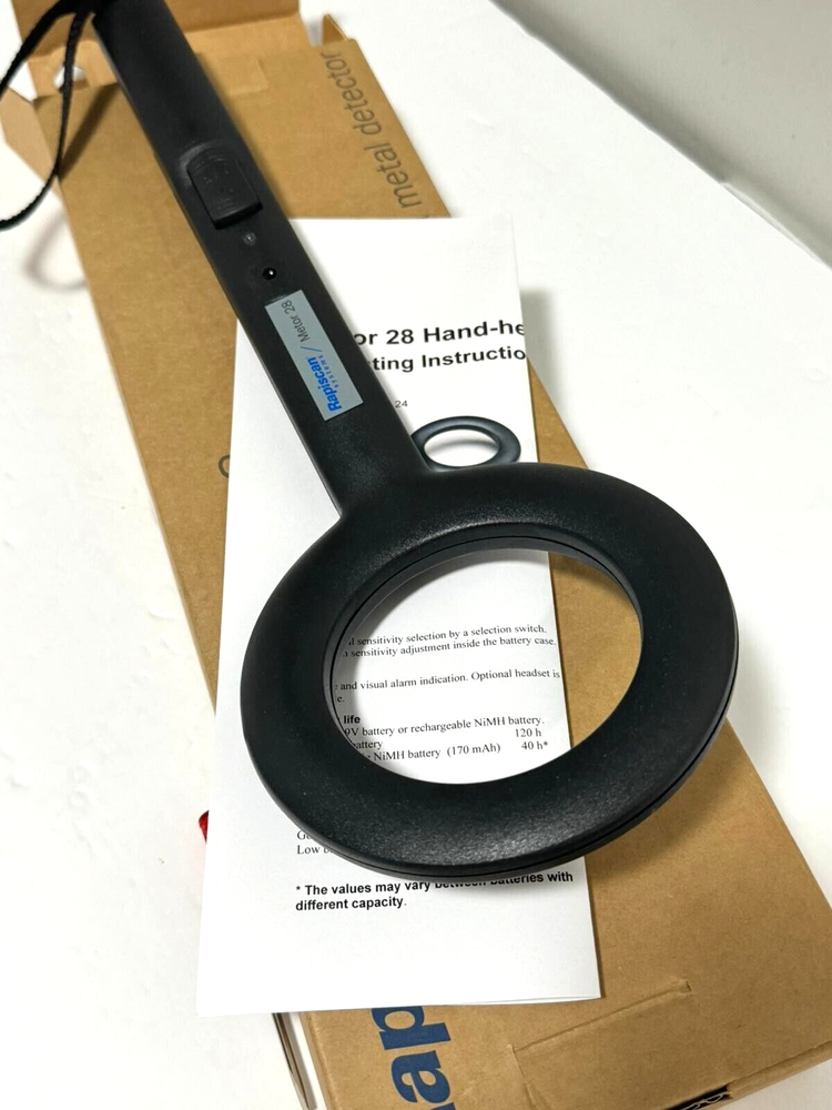 RAPISCAN SYSTEMS METOR 28 HANDHELD METAL DETECTOR