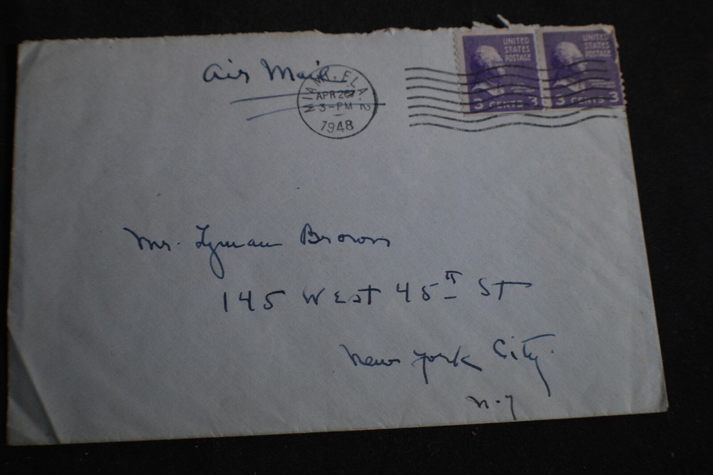 Frances Starr *SIGNED* Envelope