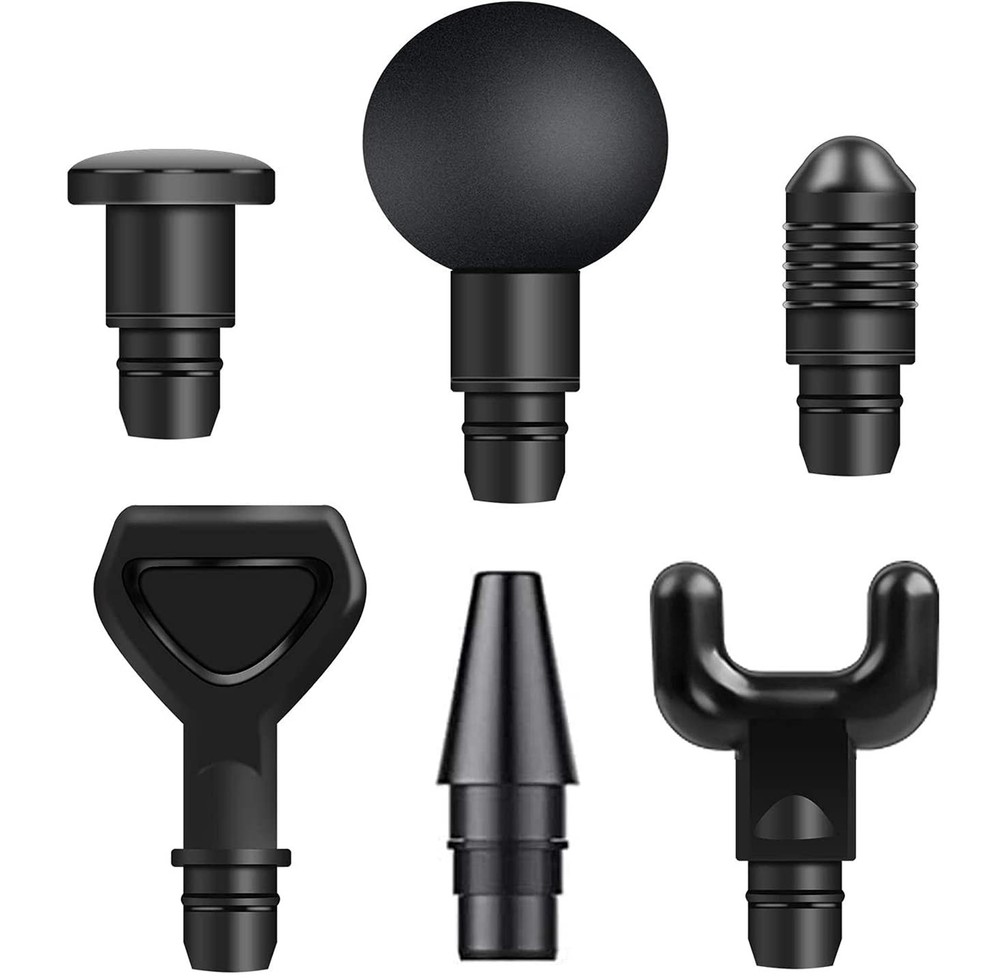 6 Pack Massage Gun Heads for Hypervolt Go Deep Tissu