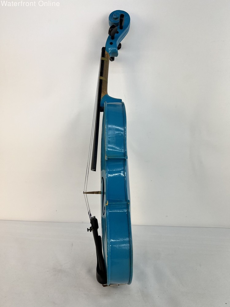 ViolinSmart Student Violin 4/4 Size Blue in Case Strings Instrument
