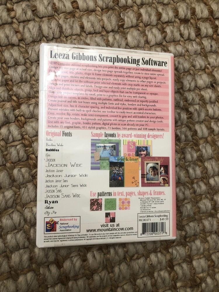 Leeza Gibbons Scrapbooking Software