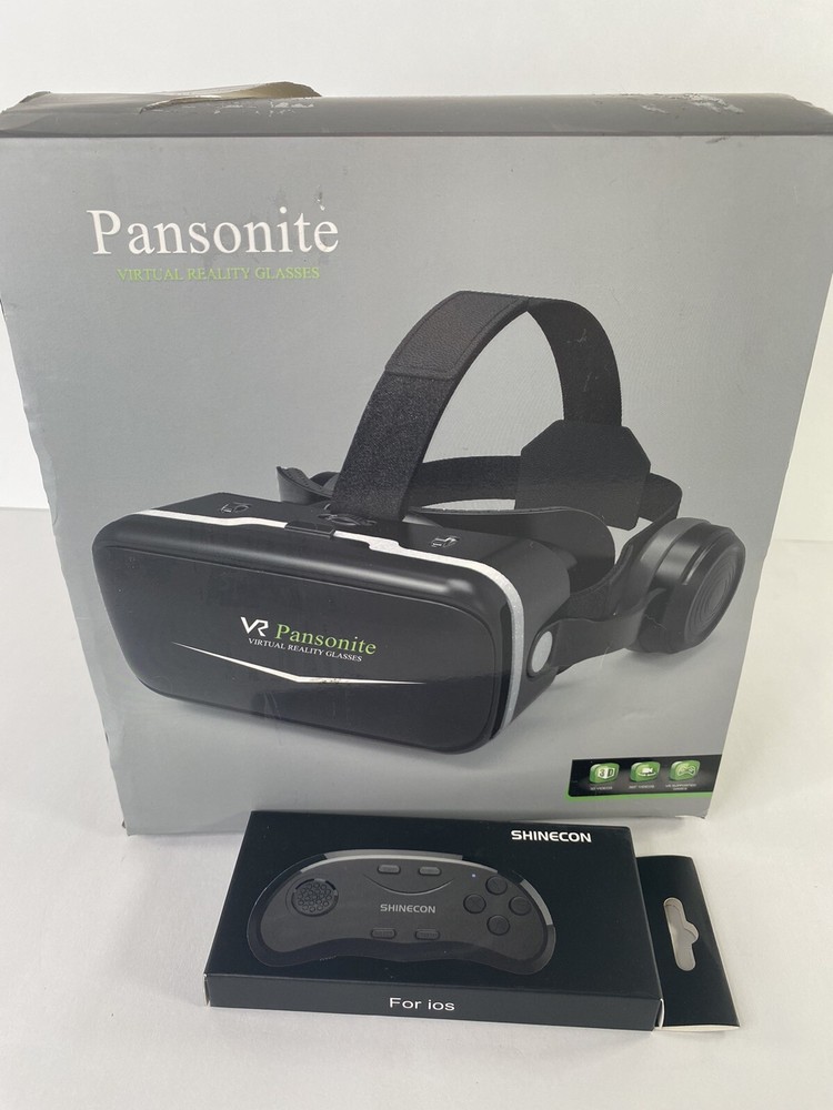 Pansonite VR Headset with Remote Controller 3D Virtual