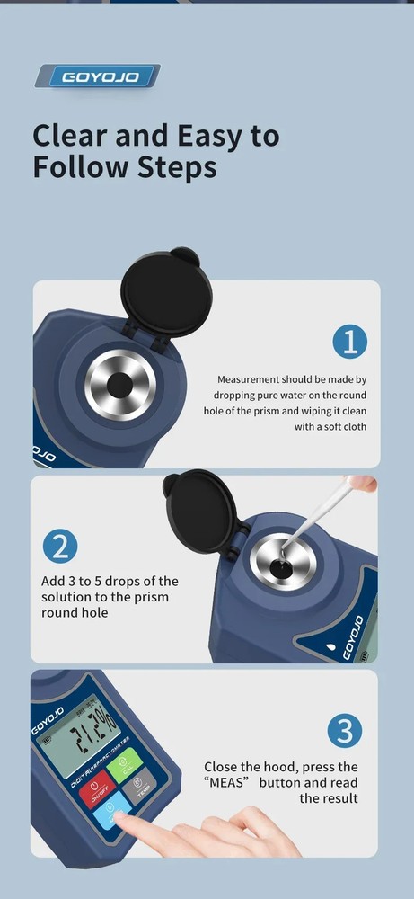 Digital Refractometer Sugar Brix Meter Wine Beer Alcohol Fruit Sugar Hydrometer