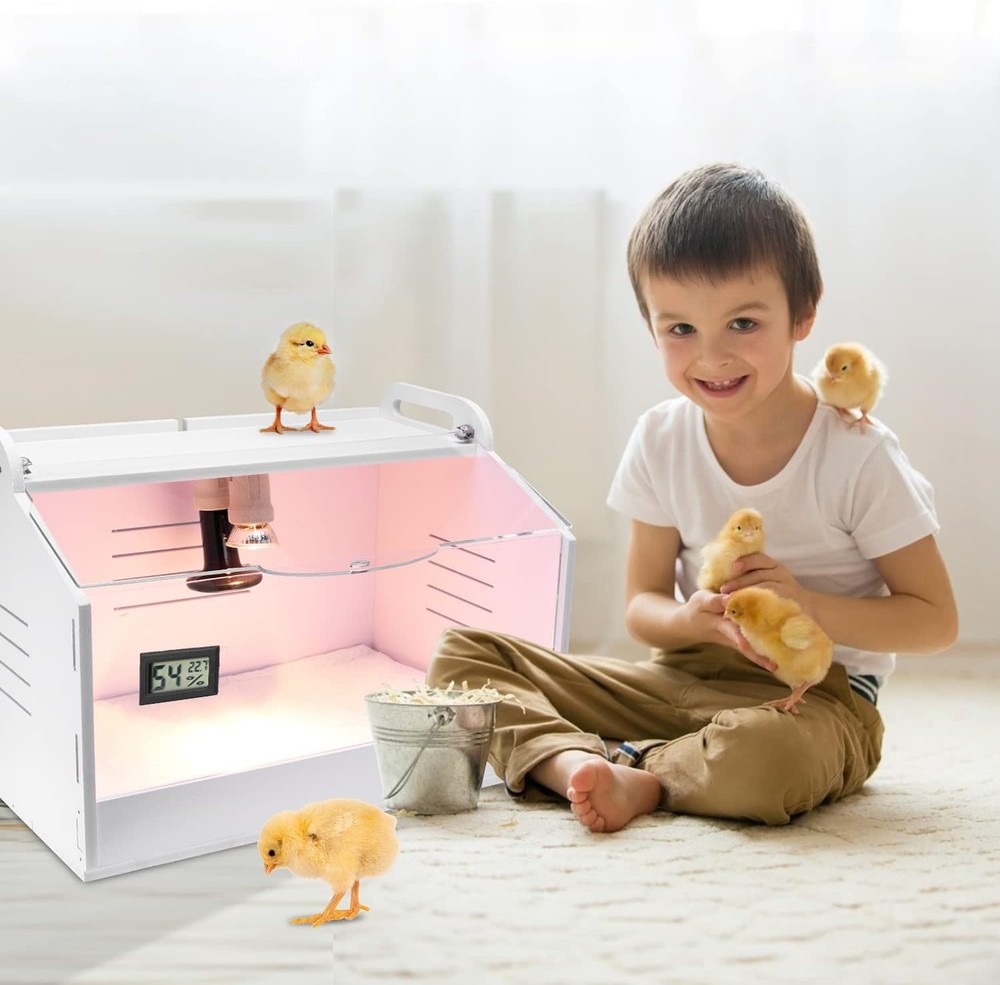 Intelligent Brooder Box 10-15 Bird Manual Incubators Poultry Heater Breeding Box