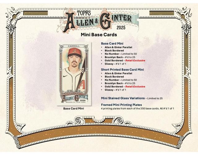2025 Topps Allen & Ginter Baseball Blaster Box