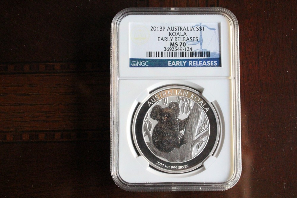 2013P AUSTRALIA $1 KOALA EARLY RELEASES MS70