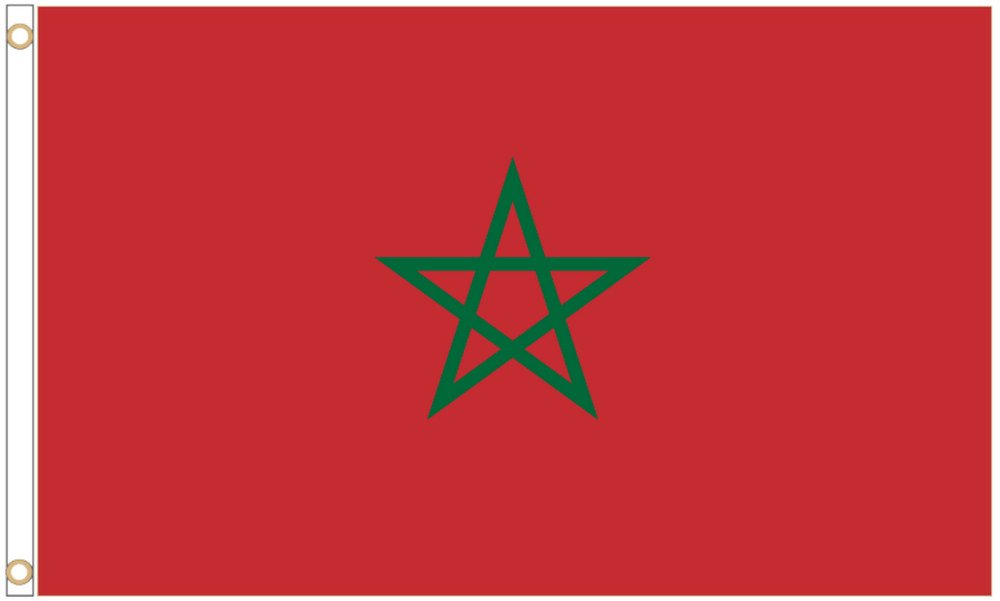 Morocco Polyester Flag - Choice of Sizes