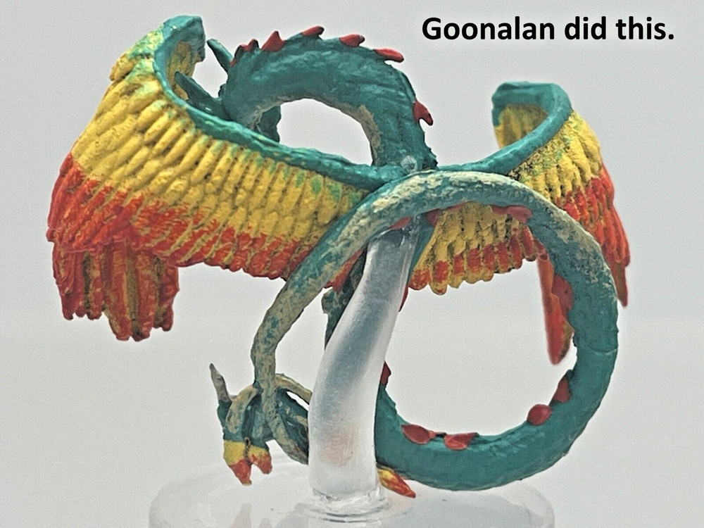 D&D Pathfinder Mini Summoned Creatures 2 Couatl UNIQUE