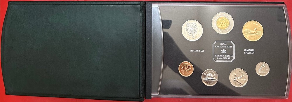 1998 Canada Specimen Set Plus COA & Box