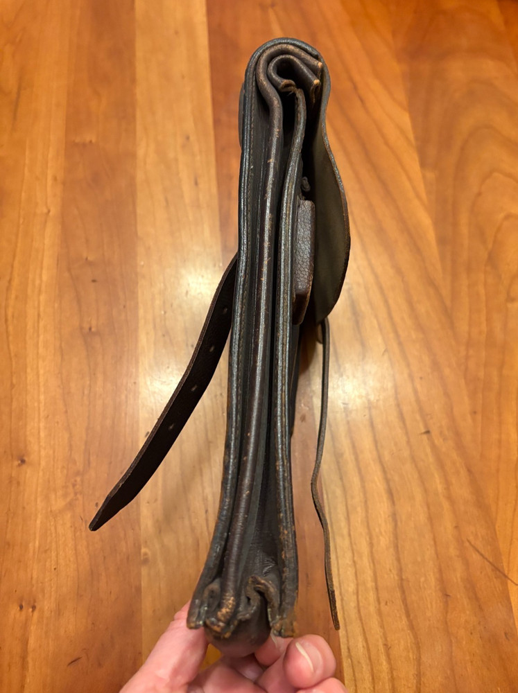 WWII German Leather Map Case Dated 12/39