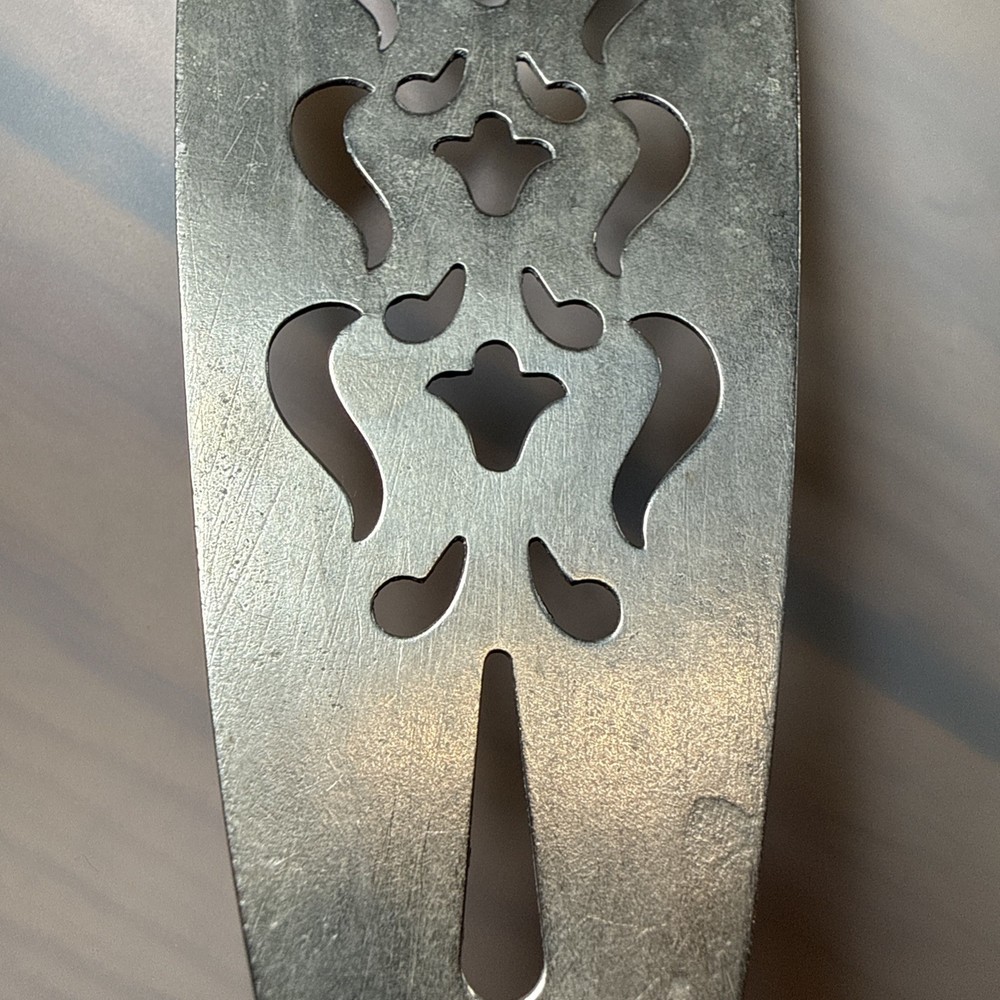 Elegant Silver Cake Server