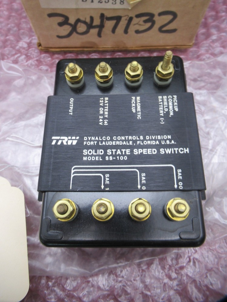 TRW Cummins Solid State Speed Switch Model SS-100, 3047132 (Fast Shipping)