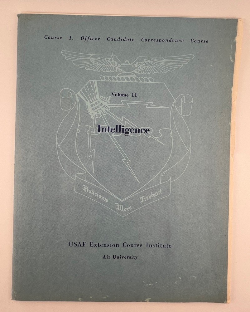 USAF Extension Course Institute Books: Intelligence, Expression, & Leadership
