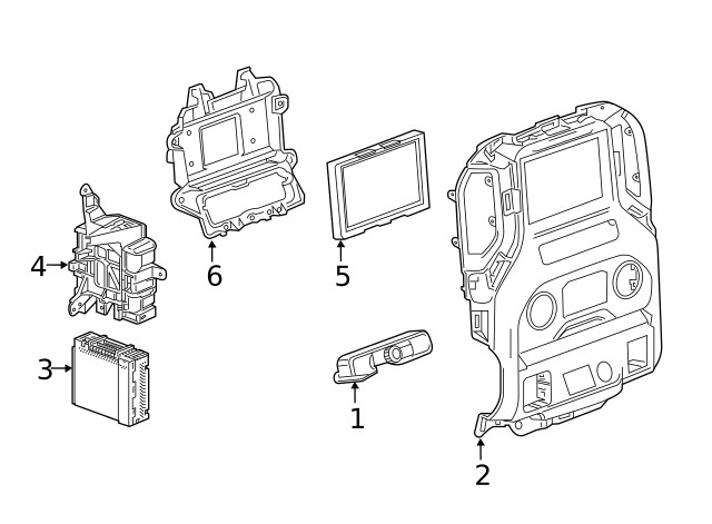 Genuine GM Trim Plate 85585409