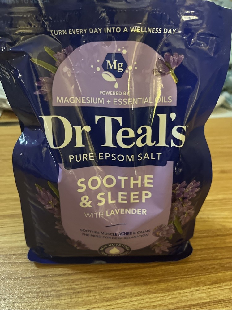 Dr. Teal's Pure Epsom Salt Soothe & Sleep Soaking Solution With Lavender 48 oz.