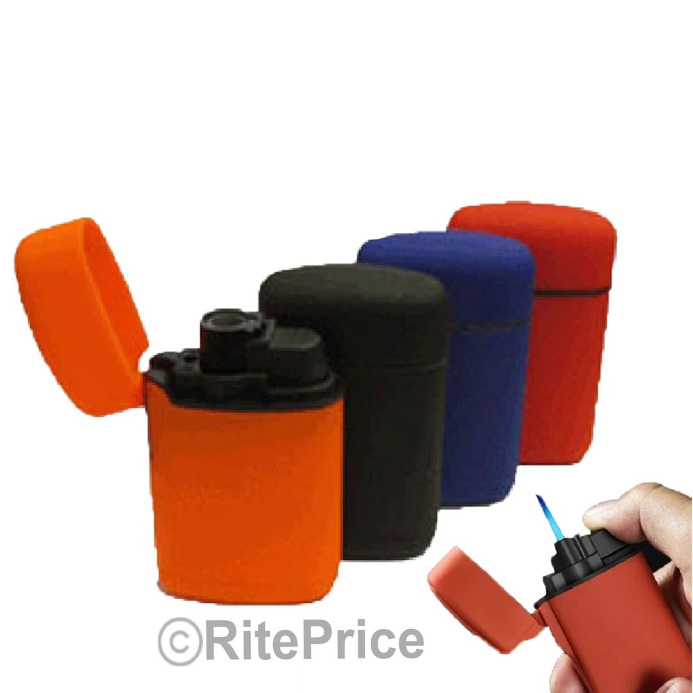 Eagle Classic Refillable Square Single Flame Torch Cigar Lighters PT113 (3 Pack)