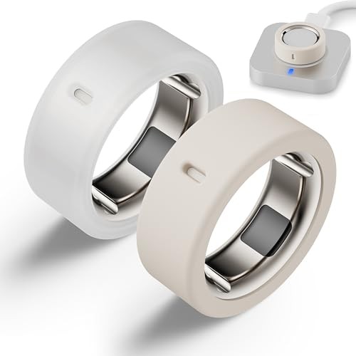 Protector Compatible for Oura Ring 4/Gen 4 for 8/9/10/11 Clear+Starlight