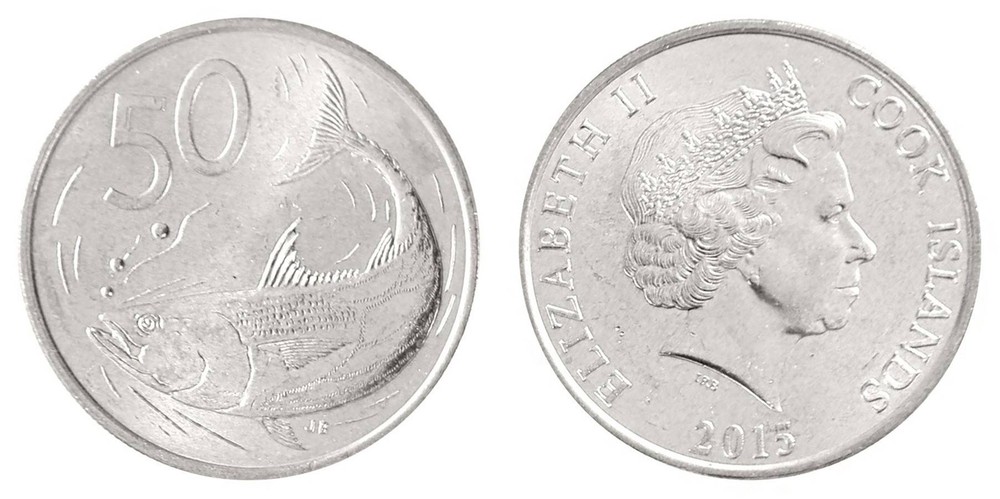 Cook Islands 50 Cents, 2015, N #74813, Mint
