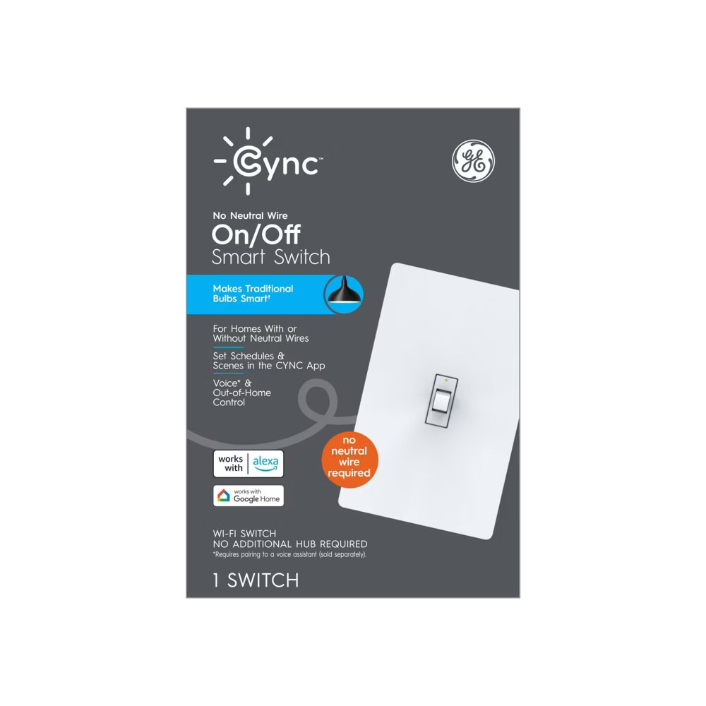 GE CYNC 3-Wire On/Off Switch Toggle