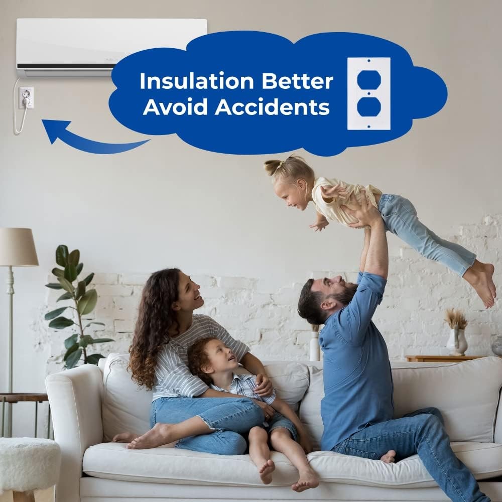 Wall Insulation Outlet Insulators Draft Sealers, 30 Pack 30Pack White