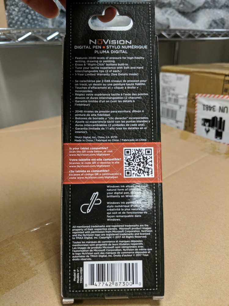 Nuvision Digital Pen for Microsoft Protocol Devices, Surface 3, Surface Pro 4, S