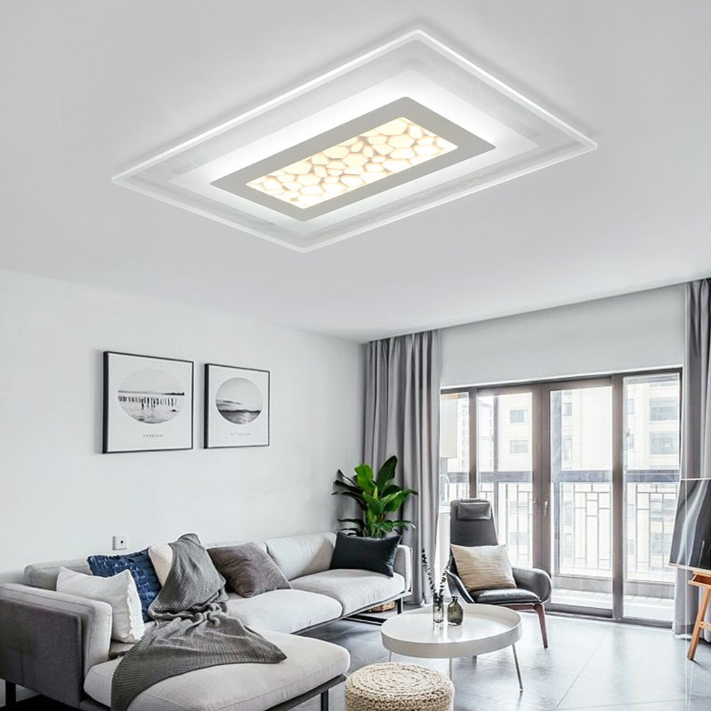 Modern Acrylic Flush Mount LED Ceiling Light Kitchen Bedroom Down Lighting Lamp