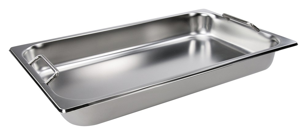 Steam Pan w/Hdls, Full-size, S/S (2 Each)