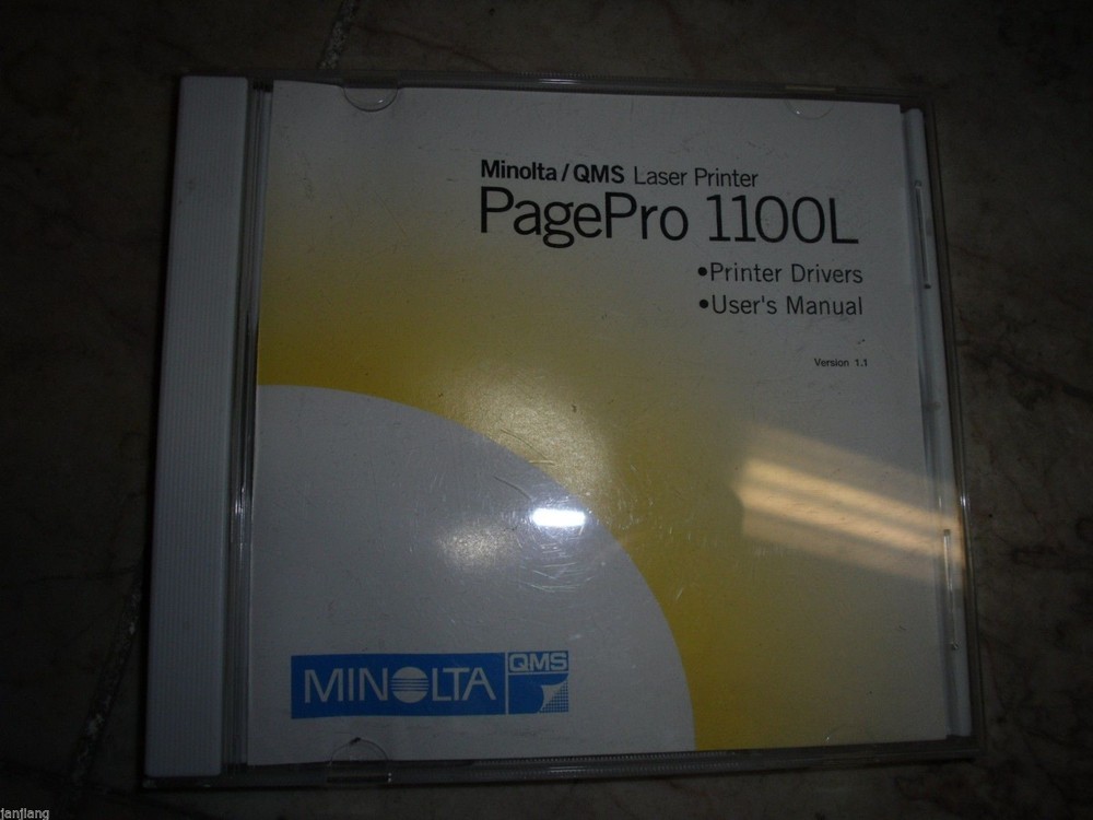 New !Genuine Konica Minolta PagePro 1100L Printer CD Software Driver Utilities