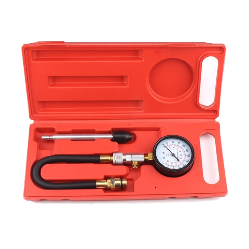 Engine Compression Tester Engine Cylinder Pressure Gauge Petrol Gas Engine