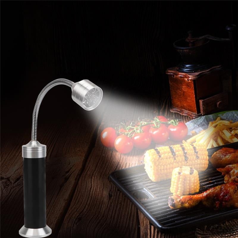 Lexible BBQ Grill Light, Magnetic Base, 360° Adjustable 9 LED, For Camping