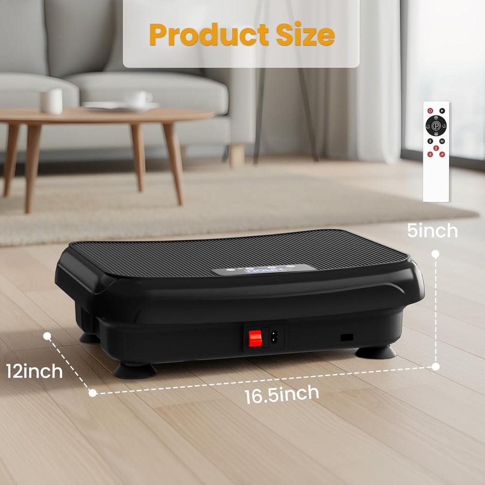 Mini Vibration Plate for Home Workouts – Low-Impact Full-Body Fat Burn