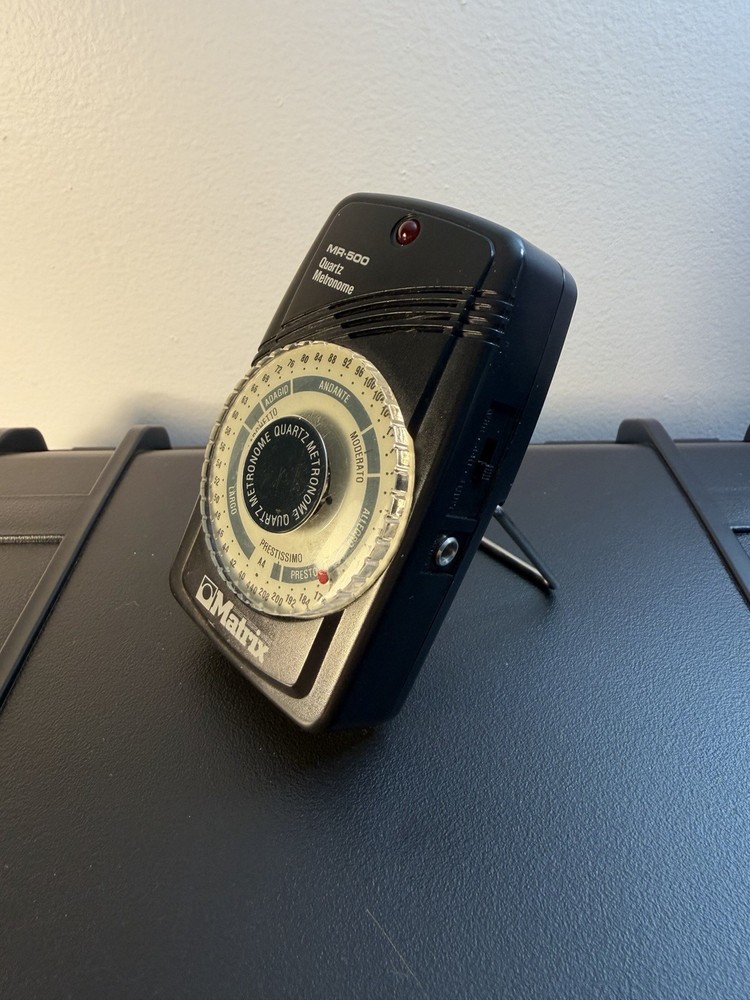 Matrix MR-500 Analog Quartz Metronome - TESTED - Needs Battery Only