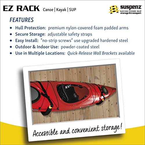 EZ Kayak Rack Yellow
