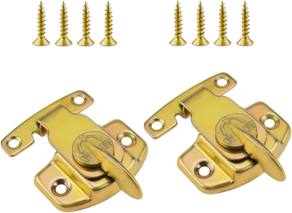 SDTC Tech 2 Pack Dining Table Locks Metal Spring Table Leaf Buckle Latches