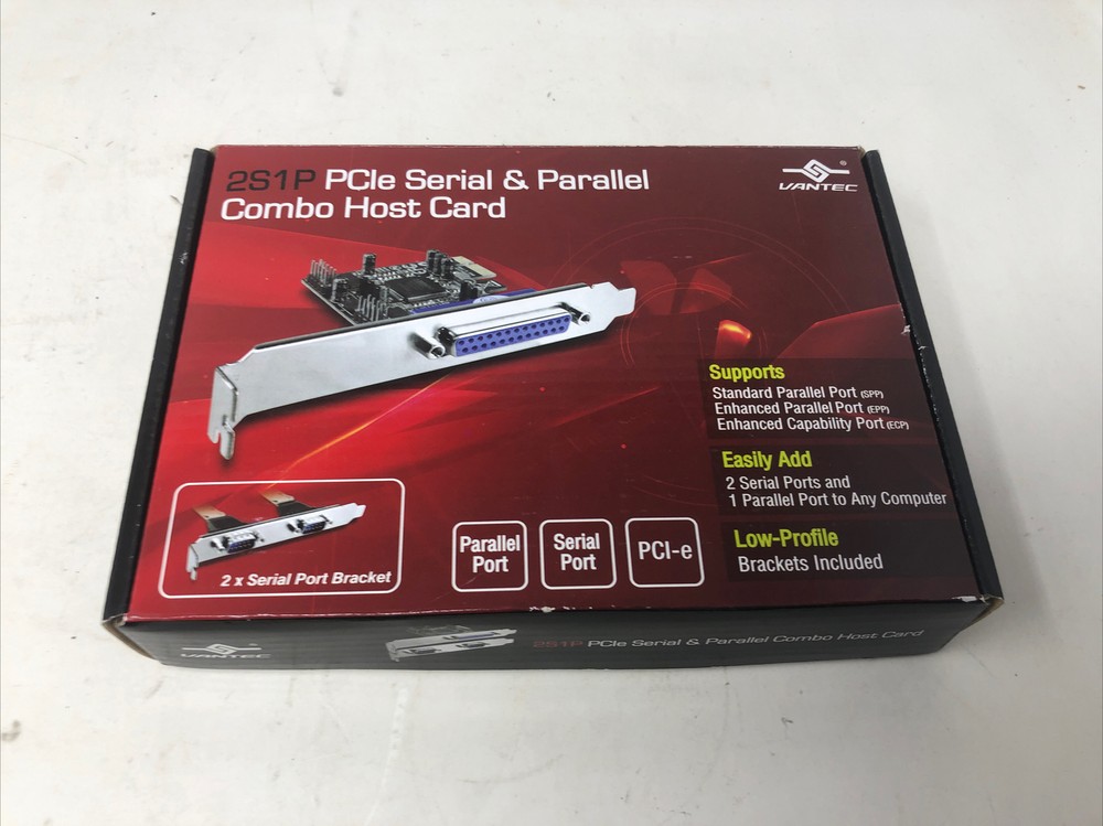 VANTEC PCI-E SERIAL AND PARALLEL HOST CARD 2S1P - NOS