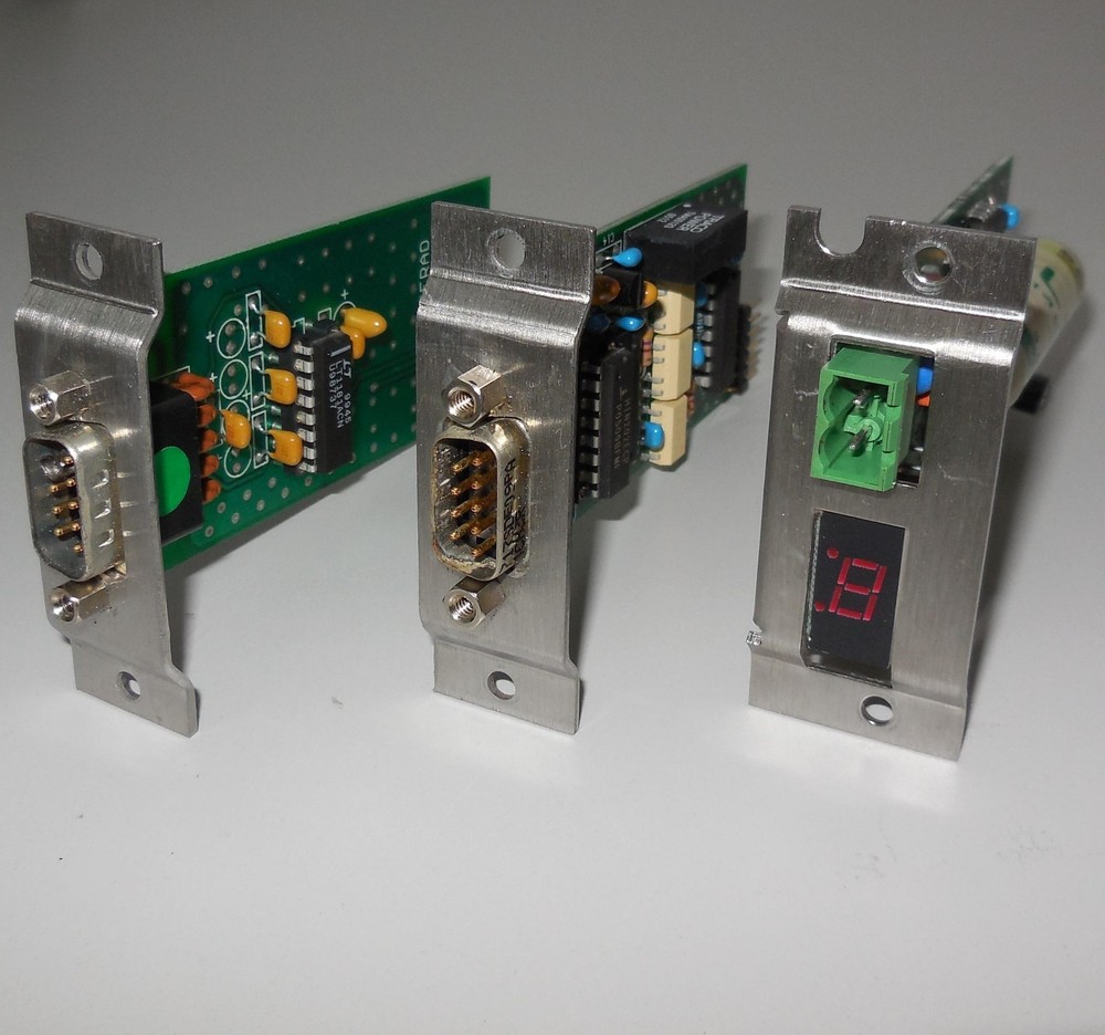 Serad COM232I rev 7.31 & STATUS rev 1.12 & COM rev 6.30 PCB