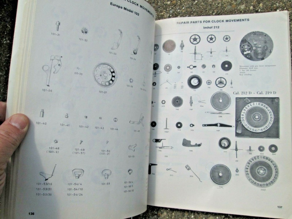 1977 BMS Materials Clock Movements & Parts Precision Tools Catalog 176