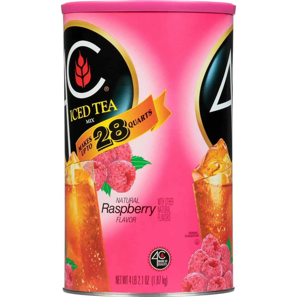 4C Raspberry Iced Tea Mix, 66.1 oz, 1 Ct....