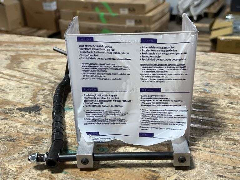 Flexbar 6" x 6" Lexan Drill Press Guard EZ mount, adjustible