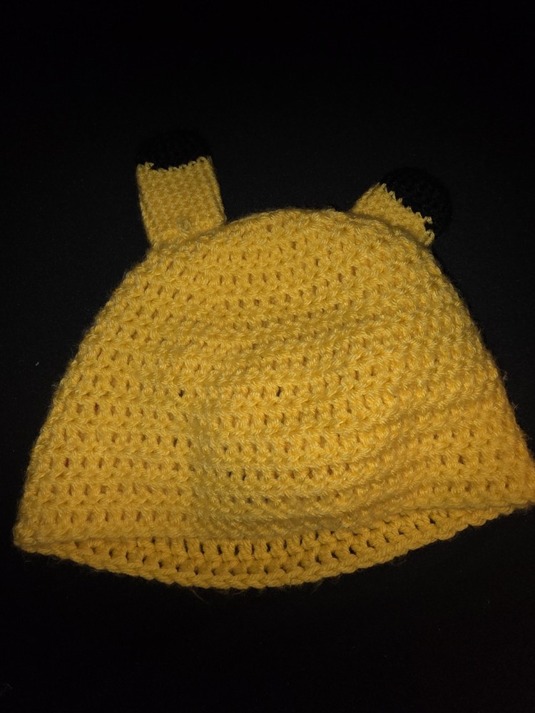 Crochet Pikachu Hat