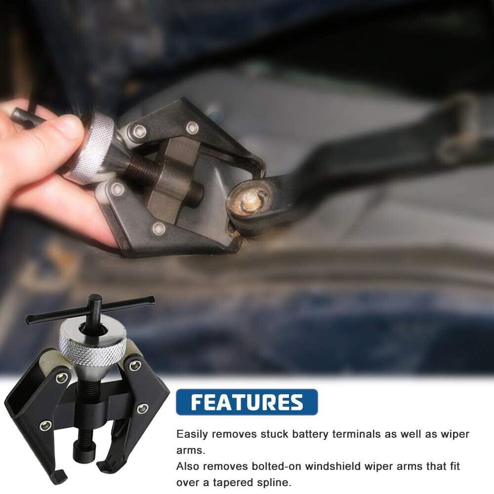 Battery Terminal Bearing Remover Wiper Blade Arm Puller Windscreen Car Tool