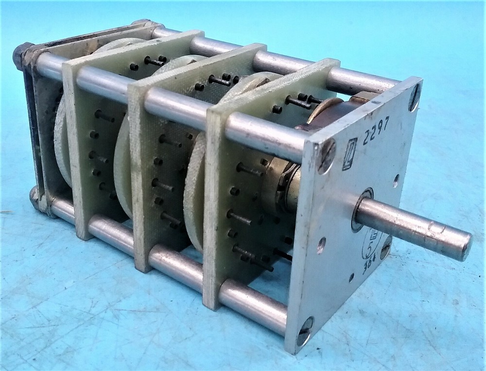 DAVEN ??? 12 position 3 deck rotary switch -SILVER CONTACTS NEW!