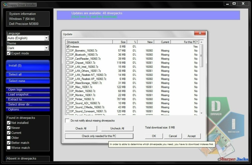 NEW & Fast Ship! Snappy Driver Installer Automatic Driver Installation & Update