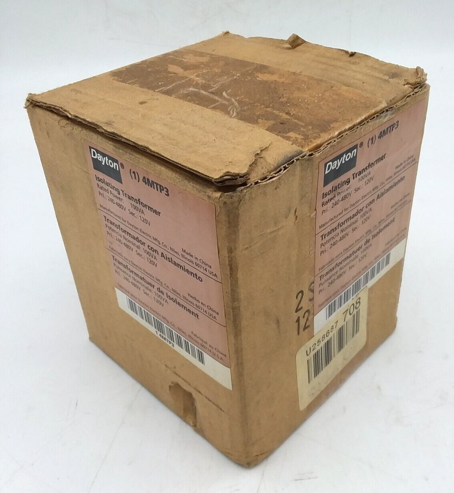 Dayton 4MTP3 Isolating Transformer