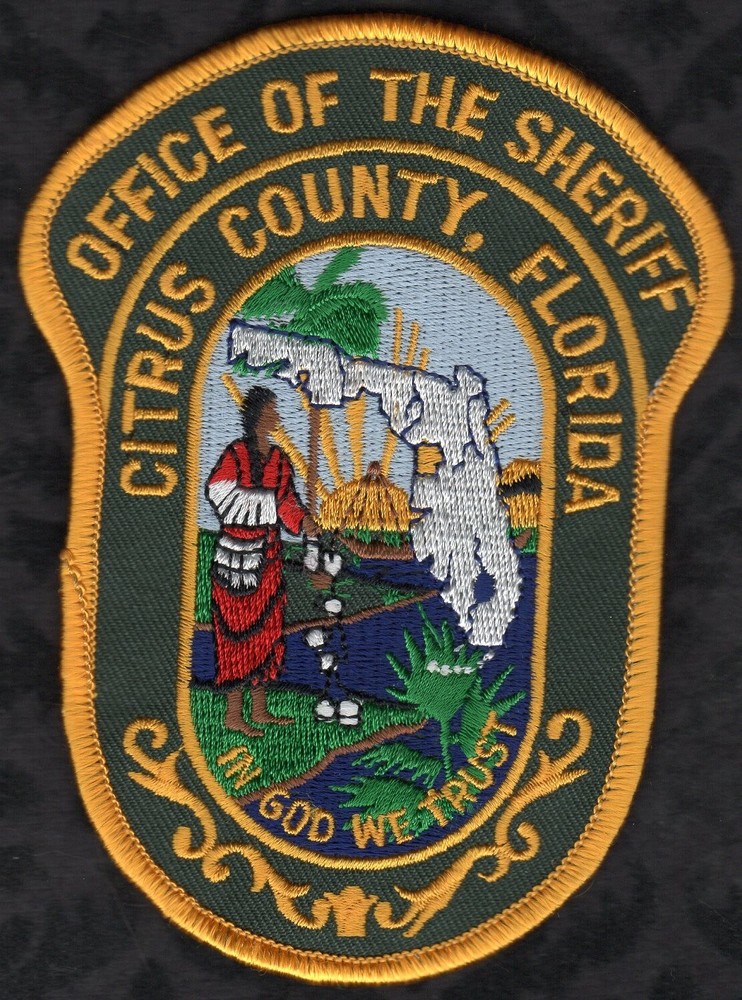 Citrus County Florida Sheriff Shoulder Patch