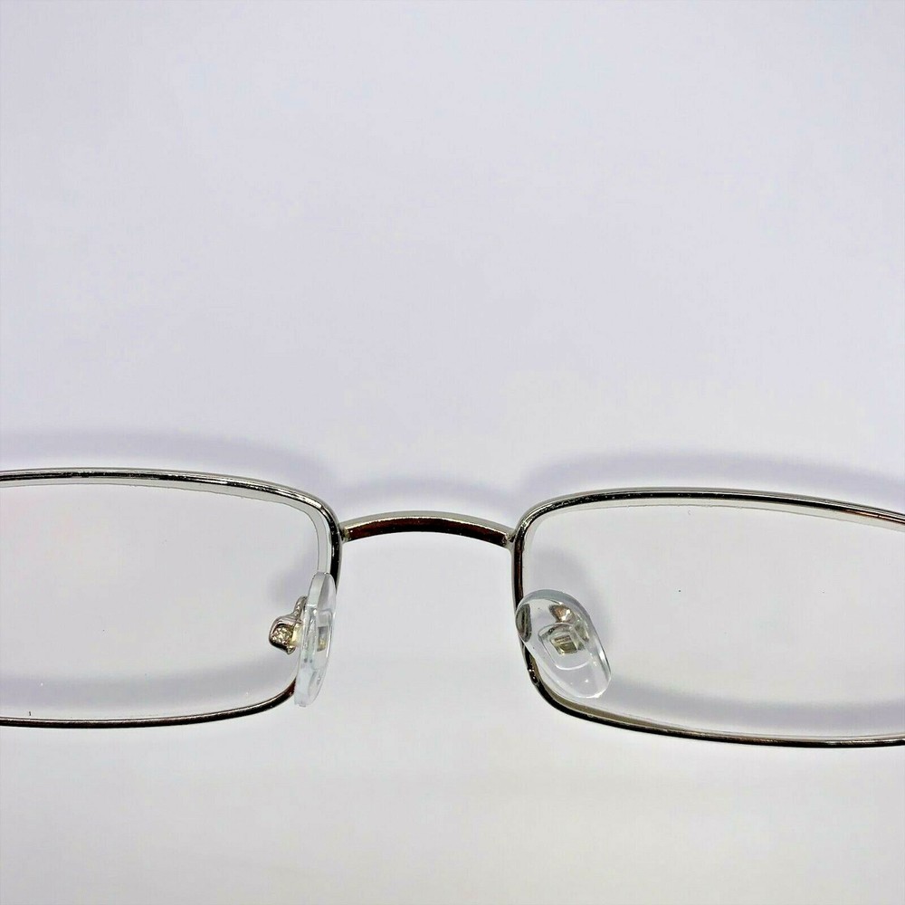2-Pack Classic Silver Frame Clear Reading Glasses – Lightweight & Stylish Reader