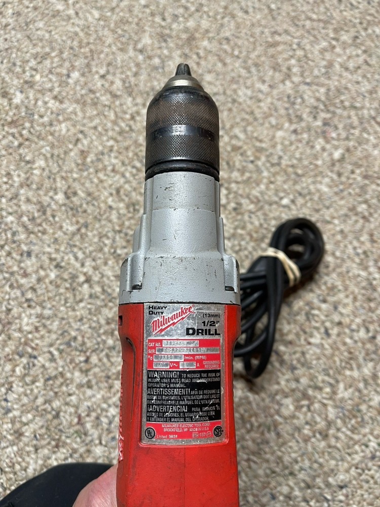 Milwaukee 0302-20 1/2" Corded Drill - Red