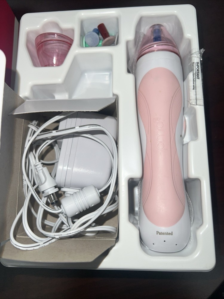 PMD PRO PINK Personal Microderm Abrasion Device Exfoliating Vacuum EUC