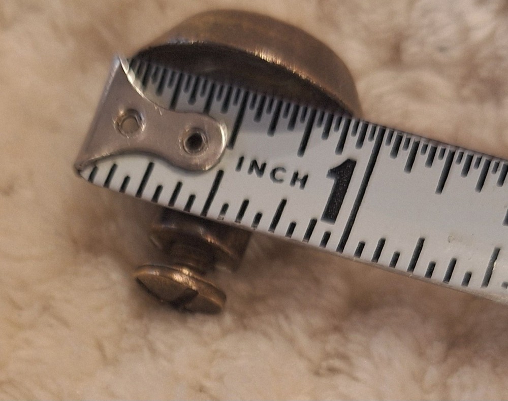 12 Desk / Cabinet Drawer Pulls Brass Color Aluminum