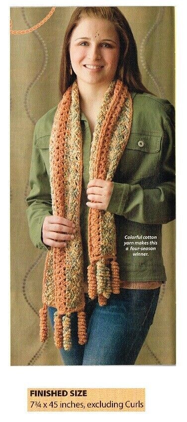 QUICK SCARF CROCHET PATTERN ONLY - LM SEY